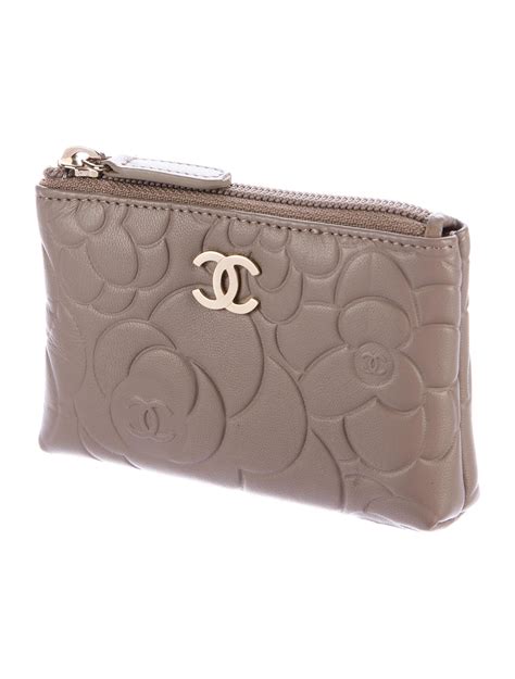 chanel camellia key pouch|CHANEL Goatskin Camellia Key Pouch Light Pink .